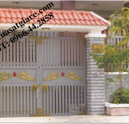  Cửa Cổng sắt 2 cánh XT2017