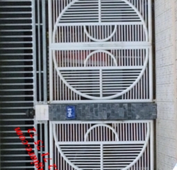 Cửa cổng  sắt tròn 2 cánh XT2037