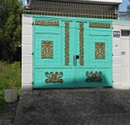 Cửa cổng sắt 2 cánh XT 2020