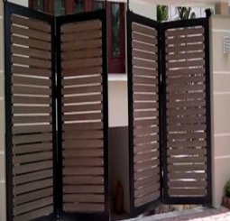 Cửa  cổng sắt xếp 4 cánh XT115