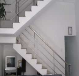  Lan Can Cầu thang inox XT7003,  Lan Can Kính