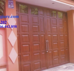 cửa sắt  4 cánh XT102, cửa sắt sơn tỉnh điện giá tốt, 