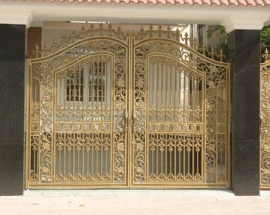 Mẫu cửa cổng sắt 2 cánh cao cấp và hiện đại cho mọi gia đình