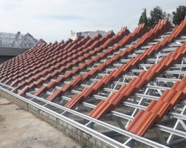 Thiết kế và thi công mái ngói che chắn cho các công trình