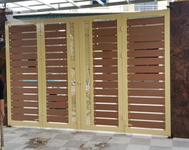 Mẫu cửa sắt 4 cánh đẹp và an toàn nhất năm 2023