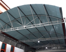 Cơ sở nào thi công mái tôn vòm hàng đầu tại miền Nam?