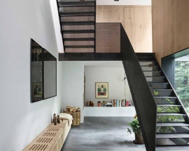 12 mẫu cầu thang sắt đẹp sáng tạo cho ngôi nhà thêm độc đáo