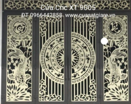 Cửa sắt lùa 2 cánh chất lượng cao - Xuân Thiện