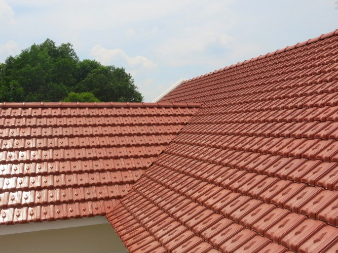 thi công mái lợp ngói
