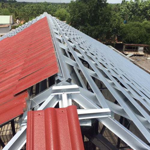 thi công mái ngói trọn gói