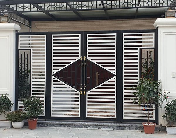cửa cổng sắt CNC đẹp