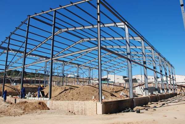 Nhà xưởng khung thép 2 tầng