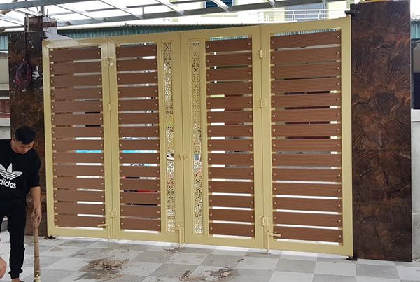 mẫu cửa săt 4 cánh đẹp