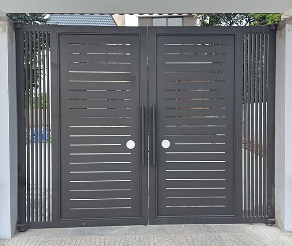 cổng sắt 2 cánh