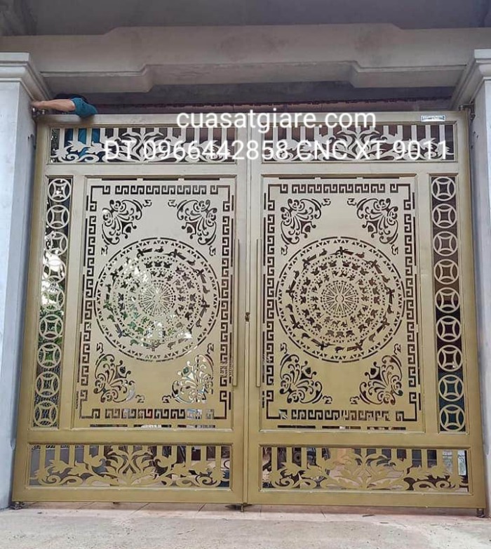 cửa sắt 2 cánh đẹp