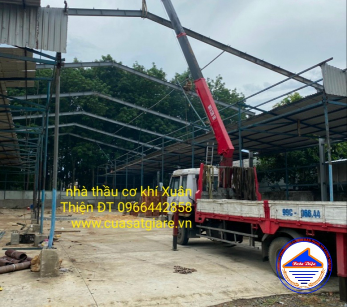 thi công nhà xưởng Bình Dương